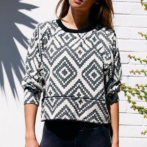 NWT Free People Where the Wind Blows Jacquard Top